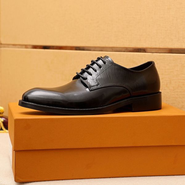 men formal business brogue shoes casual genuine leather loafers men's brand designer dress shoes wedding party oxfords size 38-45, Black
men formal business brogue shoes casual genuine leather loafers men's brand designer dress shoes wedding party oxfords size 38-45, Black
