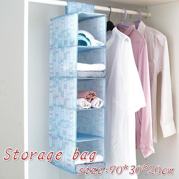storage boxes & bins oxford cloth five-layer hanging bag can be washed foldable wardrobe finishing
storage boxes & bins oxford cloth five-layer hanging bag can be washed foldable wardrobe finishing