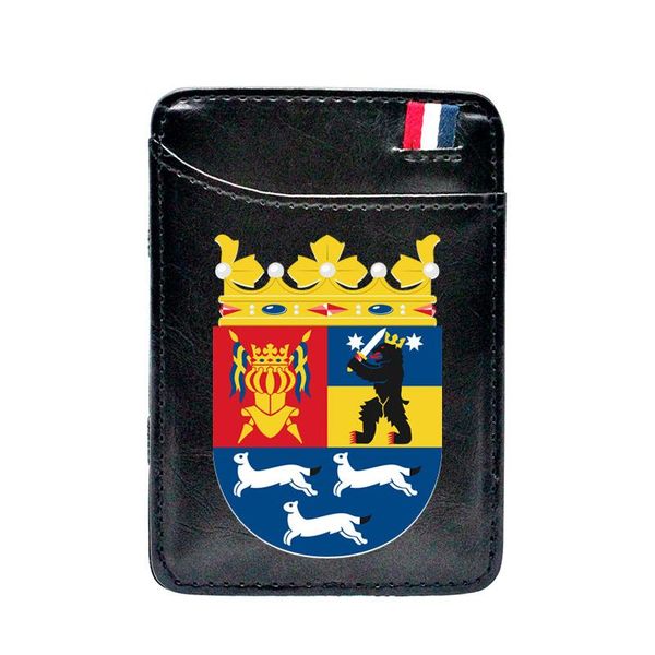 card holders classic fashion suomen tasavalta badge digital printing magic wallet men women leather thin holder purse, Brown;gray 
card holders classic fashion suomen tasavalta badge digital printing magic wallet men women leather thin holder purse, Brown;gray