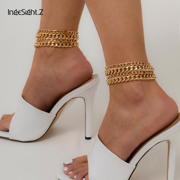 anklets ingesight.z 4pcs/set kpop miami curb aluminium chain on foot barefoot sandals women summer beach bracelet anklet jewelry, Red;blue
anklets ingesight.z 4pcs/set kpop miami curb aluminium chain on foot barefoot sandals women summer beach bracelet anklet jewelry, Red;blue