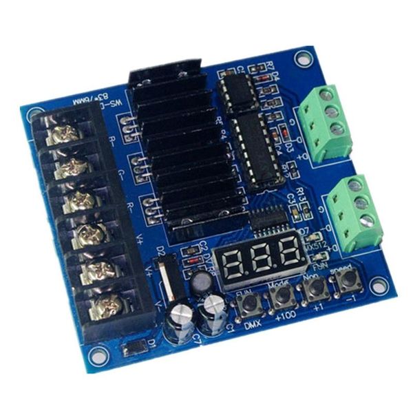 smart home control dmx512 ws-dmx-d3ch decoder dc5-24v rgb led controller dimmer drive for strip lights lamp constant voltage common
smart home control dmx512 ws-dmx-d3ch decoder dc5-24v rgb led controller dimmer drive for strip lights lamp constant voltage common