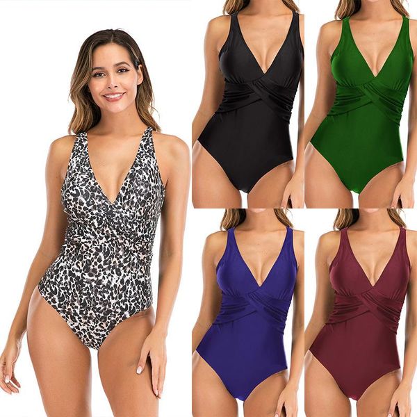 women's swimwear women one pieces 2021 female summer v neck monokini halter wrinkle bathing suit push up swimming bodysuit, White;black
women's swimwear women one pieces 2021 female summer v neck monokini halter wrinkle bathing suit push up swimming bodysuit, White;black