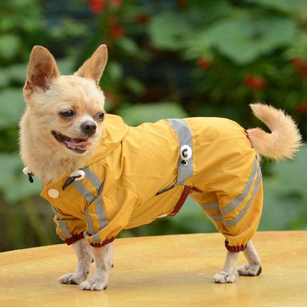 dog apparel pet cat raincoat clothes puppy jumpsuit hoody waterproof rain jackets 
dog apparel pet cat raincoat clothes puppy jumpsuit hoody waterproof rain jackets