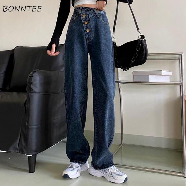 women's jeans women leisure trendy all-match comfortable simple solid button- korean style autumn winter irregular student, Blue
women's jeans women leisure trendy all-match comfortable simple solid button- korean style autumn winter irregular student, Blue
