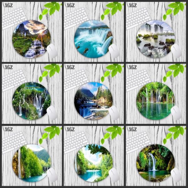 mouse pads & wrist rests xgz waterfall scenery pad round mousepad office mice rubber home computer anti-slip table mat study room pc 20x20 c 
mouse pads & wrist rests xgz waterfall scenery pad round mousepad office mice rubber home computer anti-slip table mat study room pc 20x20 c