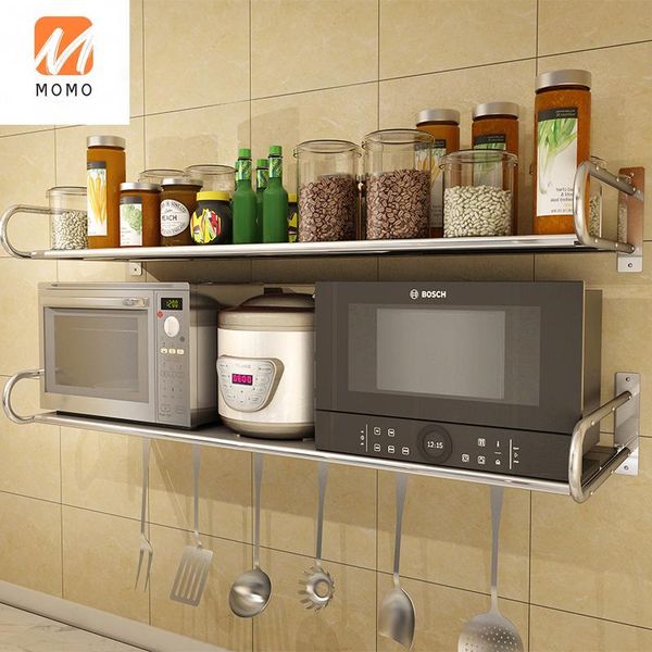 stainless steel kitchen microwave storage rack wall-mounted seasoning oven tool bracket durable bottles & jars
stainless steel kitchen microwave storage rack wall-mounted seasoning oven tool bracket durable bottles & jars