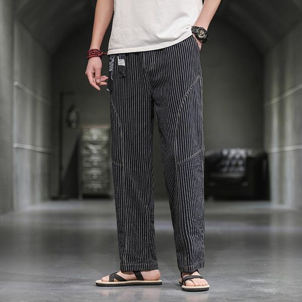 men's pants mens nice harem streetwear loose casual trousers men striped oversize jogger sweatpants woman fashion pockets 5xl, Black
men's pants mens nice harem streetwear loose casual trousers men striped oversize jogger sweatpants woman fashion pockets 5xl, Black