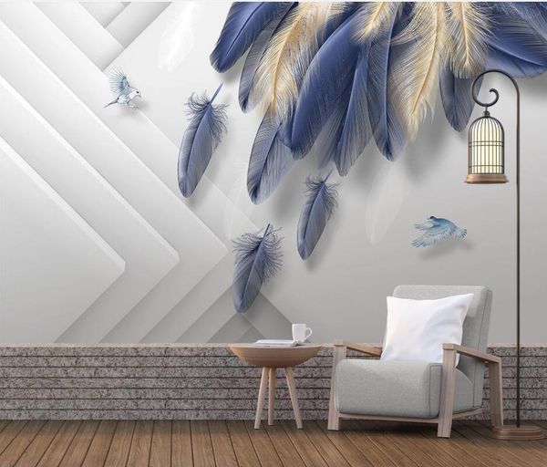 wallpapers ainyoousem modern golden blue feather solid geometric background wall papel de parede wallpaper 3d stickers
wallpapers ainyoousem modern golden blue feather solid geometric background wall papel de parede wallpaper 3d stickers