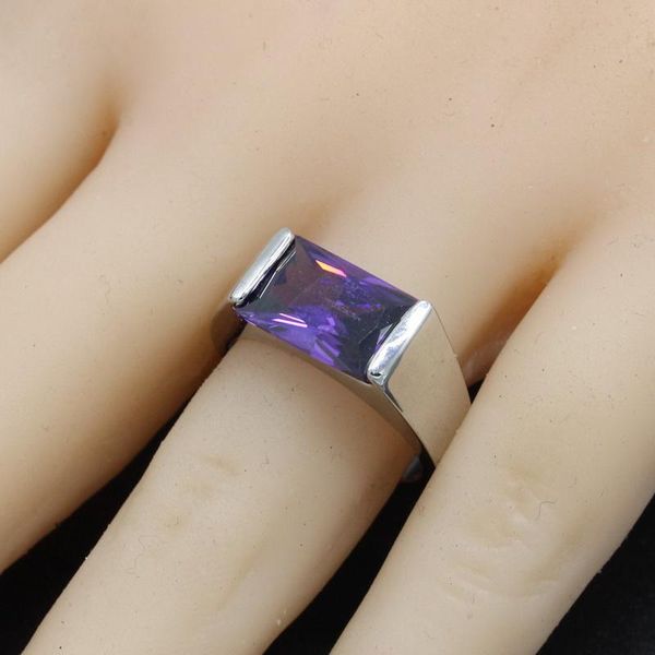 wedding rings geometric purple cubic zirconia 925 sterling silver ring for women bridal jewelry christmas gift, Slivery;golden
wedding rings geometric purple cubic zirconia 925 sterling silver ring for women bridal jewelry christmas gift, Slivery;golden