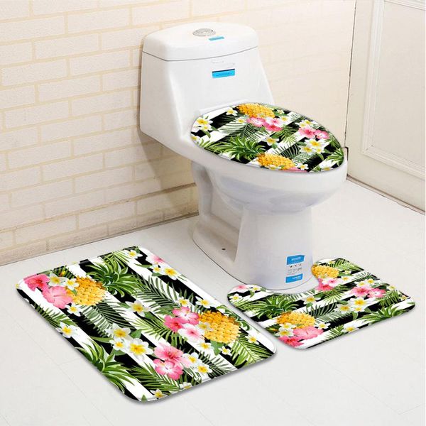 3pcs/set flamingo flower plant leaves mat black white stripes backdrop spring bathroom carpet non-slip flannel bath decor rugs mats
3pcs/set flamingo flower plant leaves mat black white stripes backdrop spring bathroom carpet non-slip flannel bath decor rugs mats