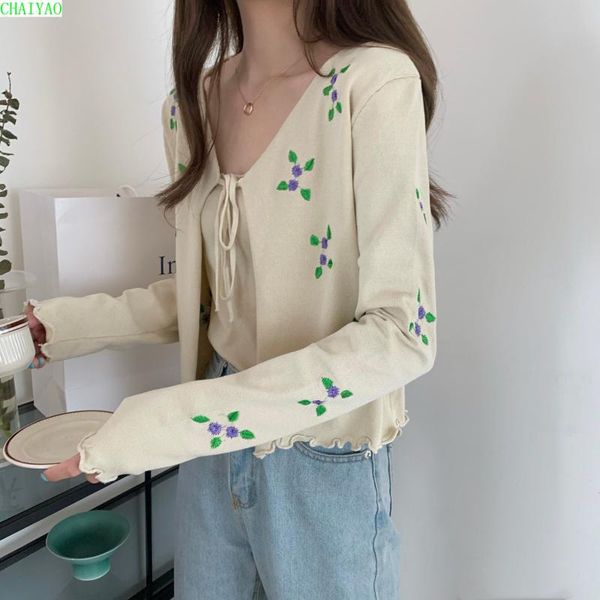 embroidered knitted lace up short v-neck cardigan + apricot slim suspender vest set 2-piece women's fashion knits & tees, White
embroidered knitted lace up short v-neck cardigan + apricot slim suspender vest set 2-piece women's fashion knits & tees, White