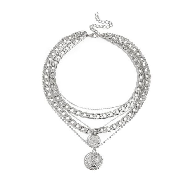 chains women party zinc alloy neck cuban choker pography props thick vintage punk necklace jewelry accessory daily with coins gifts, Silver
chains women party zinc alloy neck cuban choker pography props thick vintage punk necklace jewelry accessory daily with coins gifts, Silver