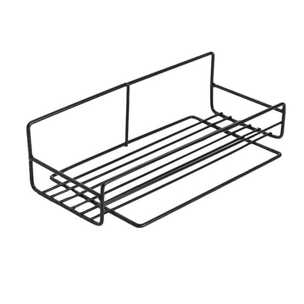 bathroom shelves iron punch rack kitchen wall-mounted finishing storage basket cross-border towel hanging