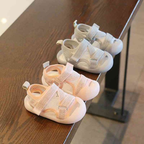 children's 2021 summer breathable children's net shoes soft soled non slip walking baby casual sandals, Black;red
children's 2021 summer breathable children's net shoes soft soled non slip walking baby casual sandals, Black;red