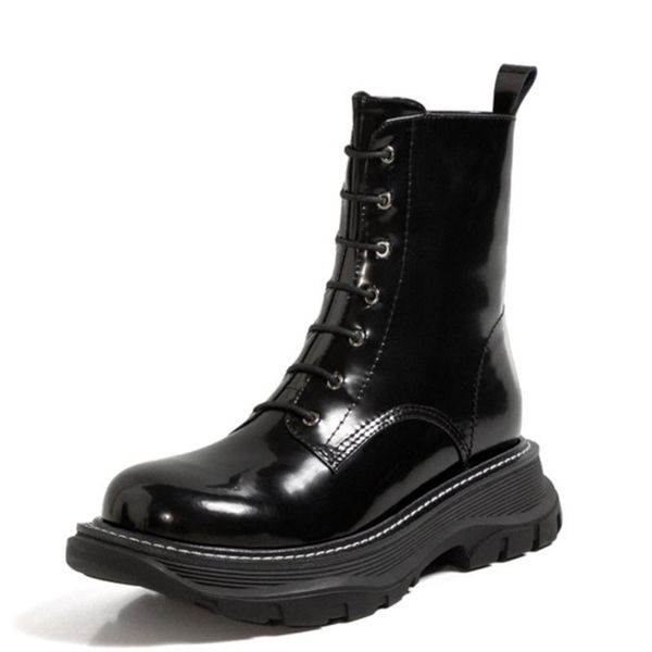 boots fanyuan genuine leather shoes woman non-slip keep warm wool women's chunky heels ankle party working pumps winter, Black
boots fanyuan genuine leather shoes woman non-slip keep warm wool women's chunky heels ankle party working pumps winter, Black