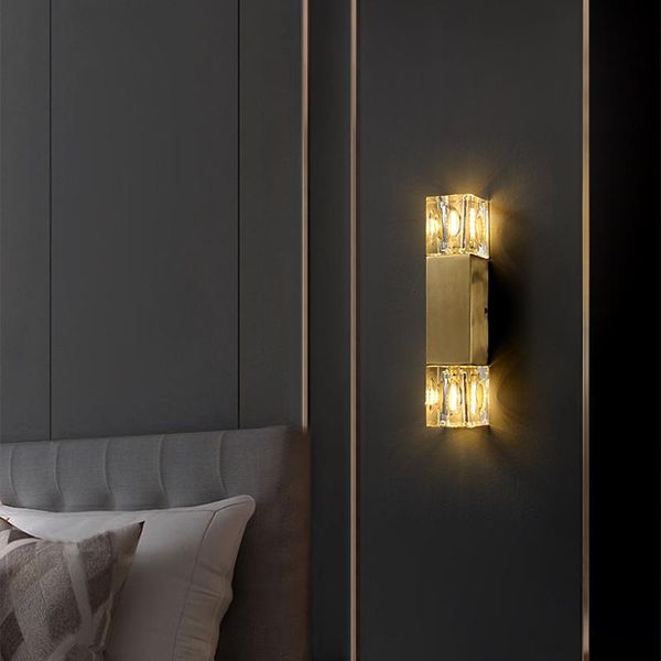 wall lamps modern gold crystal lamp copper led light fixtures home for living room bedroom bedside
wall lamps modern gold crystal lamp copper led light fixtures home for living room bedroom bedside