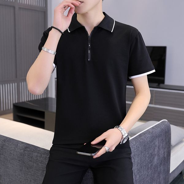 polo shirt men's short-sleeved t-shirt lapel 2021 summer new trend tide brand clothes half-sleeved men's compassionate, White;black
polo shirt men's short-sleeved t-shirt lapel 2021 summer new trend tide brand clothes half-sleeved men's compassionate, White;black