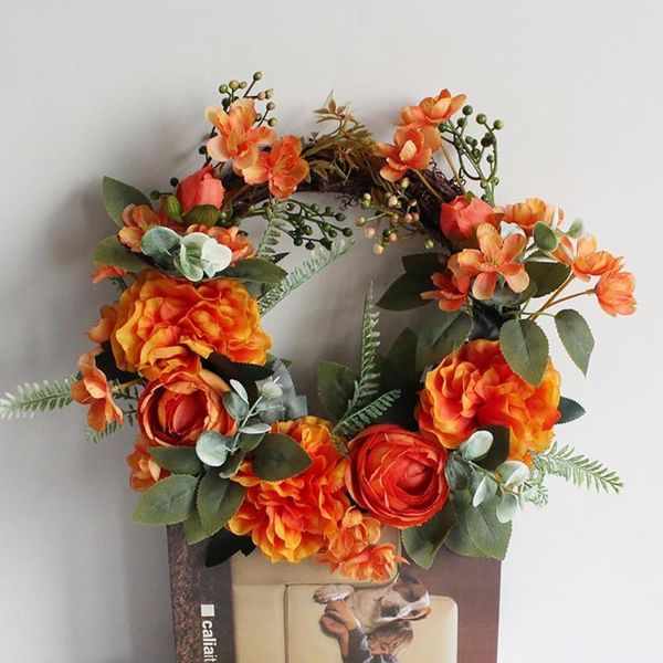 decorative flowers & wreaths 40cm door wreath large garland artificial peony flower wall hanging front home decoration farmhouse decor
decorative flowers & wreaths 40cm door wreath large garland artificial peony flower wall hanging front home decoration farmhouse decor