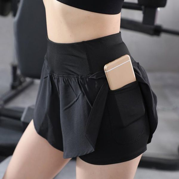 women sports shorts two layer stretchy fintess gym jogging elastic waist workout women's, White;black
women sports shorts two layer stretchy fintess gym jogging elastic waist workout women's, White;black