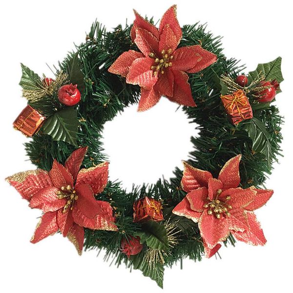decorative flowers & wreaths 1pc christmas wreath door wall hanging garland decor
decorative flowers & wreaths 1pc christmas wreath door wall hanging garland decor