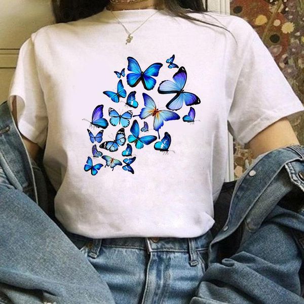 ladies cute clothes harajuku t-shirt colorful butterfly cool cartoon female graphic kawaii shirt women's, White
ladies cute clothes harajuku t-shirt colorful butterfly cool cartoon female graphic kawaii shirt women's, White