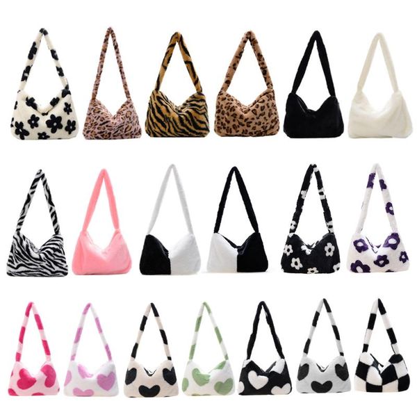 evening bags women fashion cow print mini shoulder female winter plush underarm bag leopard zebra pattern fluffy tote street clutch
evening bags women fashion cow print mini shoulder female winter plush underarm bag leopard zebra pattern fluffy tote street clutch