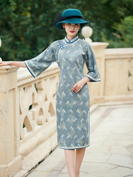 ethnic clothing chinese dress qipao blue silk hanfu cheongsam evening dresses style retro tang cosplay women's oriental, Red
ethnic clothing chinese dress qipao blue silk hanfu cheongsam evening dresses style retro tang cosplay women's oriental, Red