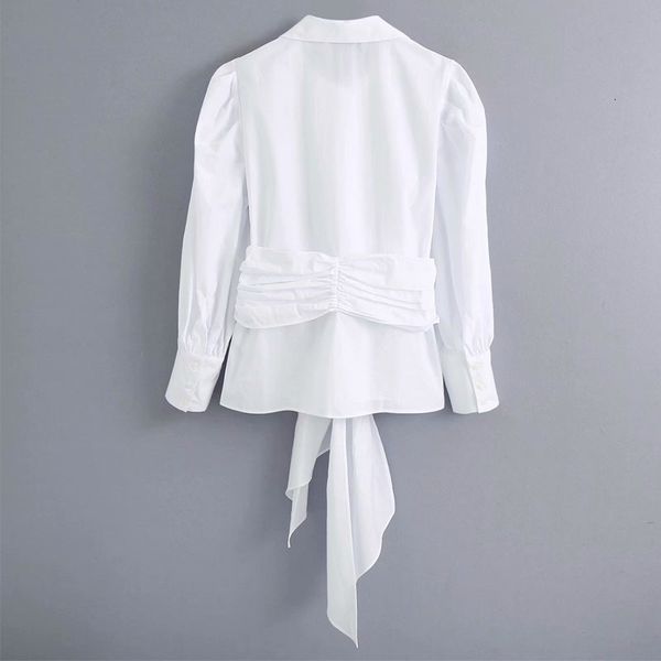 blouses lapel single-breasted long-sleeved bow-knot solid color chic female shirt korean style simple and personalized women's, White
blouses lapel single-breasted long-sleeved bow-knot solid color chic female shirt korean style simple and personalized women's, White
