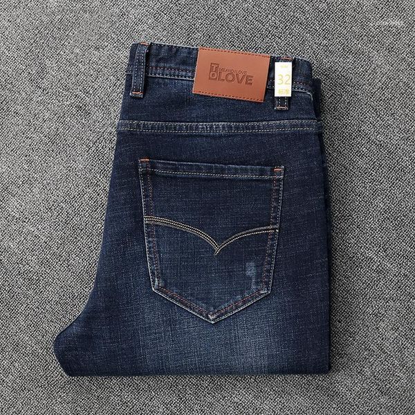 men's jeans beans discount 2021 autumn & winter-men washing pencil pants embroidered micro elastic youth long 534s1, Blue
men's jeans beans discount 2021 autumn & winter-men washing pencil pants embroidered micro elastic youth long 534s1, Blue