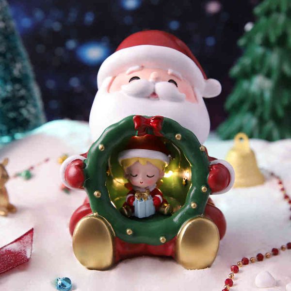 christmas creative new santa claus wreath lamp children's bedroom small night decorative gift couple
christmas creative new santa claus wreath lamp children's bedroom small night decorative gift couple