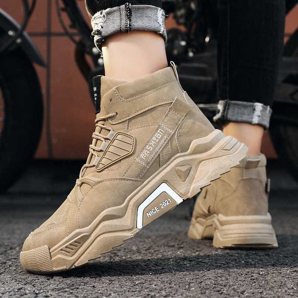 2021 autumn high sports casual shoes outdoor fashion trend simple dad round head lace up men's
2021 autumn high sports casual shoes outdoor fashion trend simple dad round head lace up men's