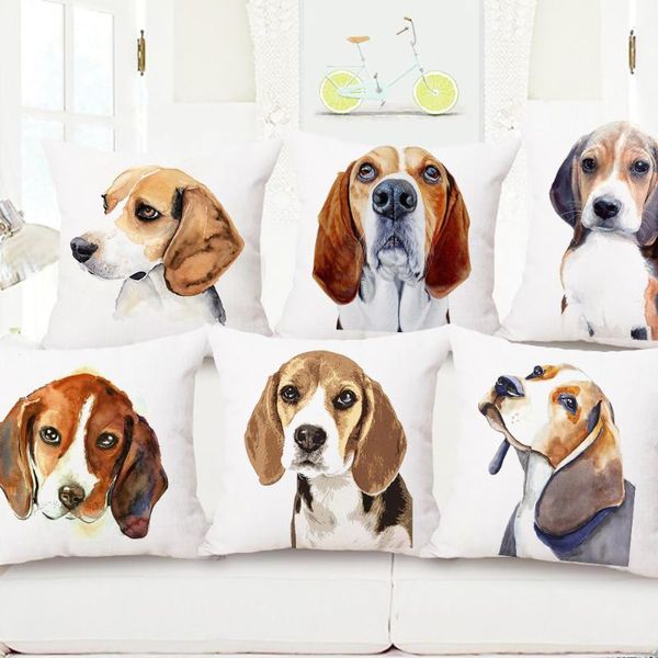 dog pillow cases animal pillowcases cute beagle watercolor 45*45cm for children kids cushion cover home sofa decoration cojines cushion/deco
dog pillow cases animal pillowcases cute beagle watercolor 45*45cm for children kids cushion cover home sofa decoration cojines cushion/deco