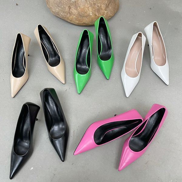 dress shoes white green pink luxury women high heels pumps pointed toe office ladies designer 8cm heel prom stiletto party e64r, Black
dress shoes white green pink luxury women high heels pumps pointed toe office ladies designer 8cm heel prom stiletto party e64r, Black