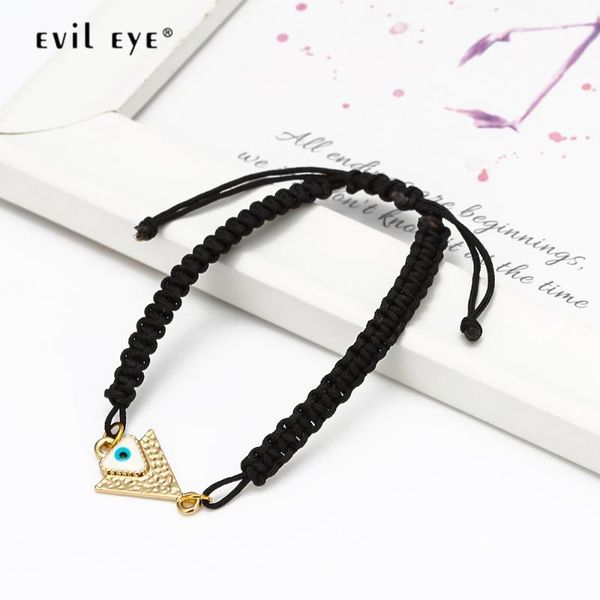 charm bracelets evil eye alloy turkish bracelet braided black rope adjustable fashion jewelry for women female be53, Golden;silver
charm bracelets evil eye alloy turkish bracelet braided black rope adjustable fashion jewelry for women female be53, Golden;silver