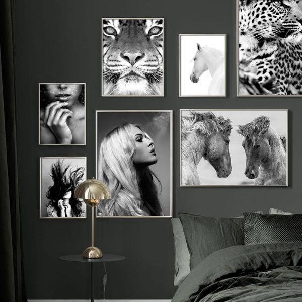 paintings fashion woman zebra horse tiger leopard wall art canvas painting nordic posters and prints living room decoration
paintings fashion woman zebra horse tiger leopard wall art canvas painting nordic posters and prints living room decoration
