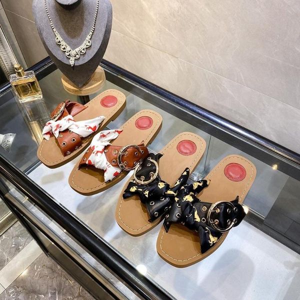 slippers shoes women summer casual classic slipeprs genuine leather metal decor round toe zapatos de mujer, Black
slippers shoes women summer casual classic slipeprs genuine leather metal decor round toe zapatos de mujer, Black