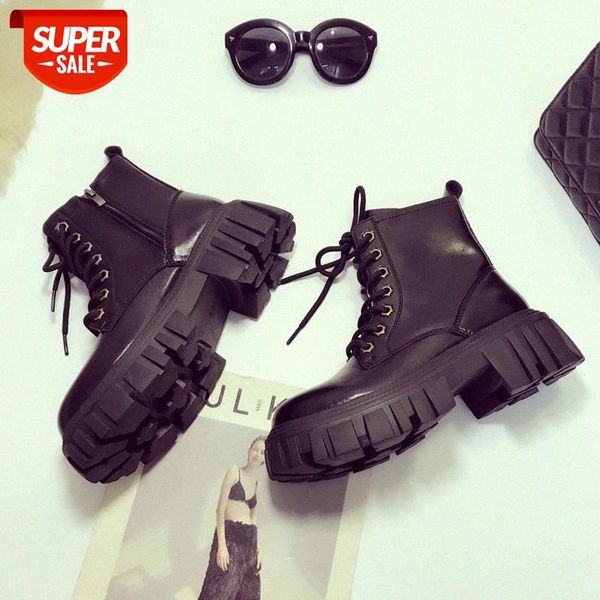 medium barrel martin boots women's muffin thick soled spring and autumn fashion single british short lace up #tu5x, Black
medium barrel martin boots women's muffin thick soled spring and autumn fashion single british short lace up #tu5x, Black