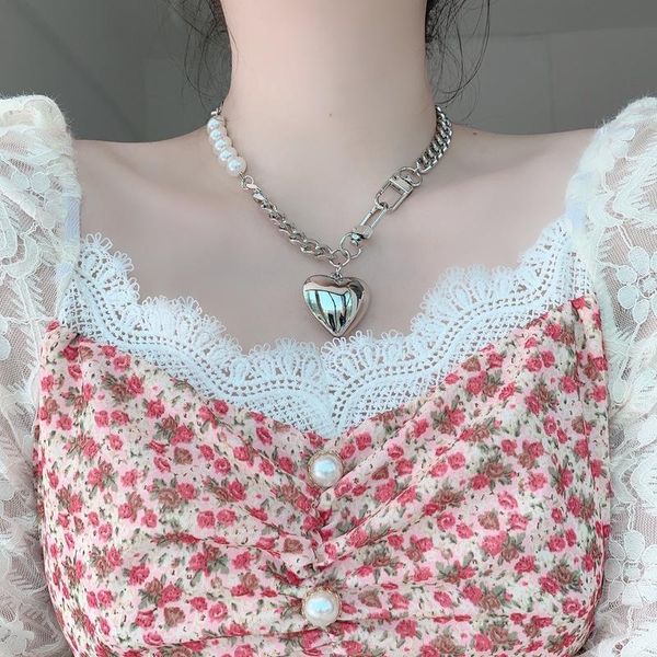 pendant necklaces lovoacc retro silver color metal love heart for women asymmetric beaded pearls curb chains choker necklace
pendant necklaces lovoacc retro silver color metal love heart for women asymmetric beaded pearls curb chains choker necklace