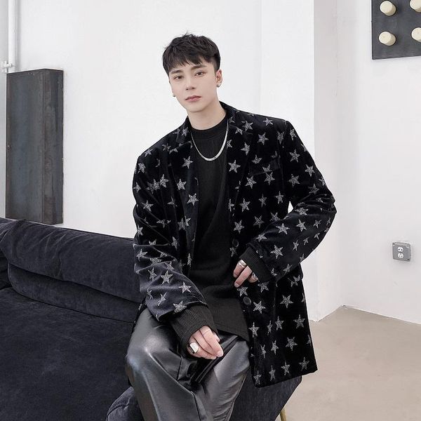 male stage fashion show clothing dress suit coat outerwear men velvet star bright diamond loose casual blazers jacket men's suits &, White;black
male stage fashion show clothing dress suit coat outerwear men velvet star bright diamond loose casual blazers jacket men's suits &, White;black