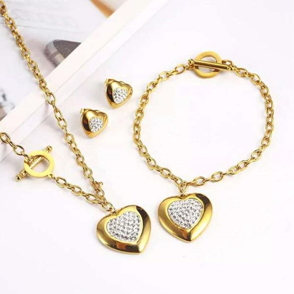 earrings & necklace miqiao yellow gold plated love heart pendant collar chains stud piercing earring bangle bracelet jewelry set for women, Silver
earrings & necklace miqiao yellow gold plated love heart pendant collar chains stud piercing earring bangle bracelet jewelry set for women, Silver