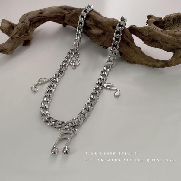 chains woman necklace note necklaces women chain pendant girls jewelry silver color hip hop kpop stainless steel collares
chains woman necklace note necklaces women chain pendant girls jewelry silver color hip hop kpop stainless steel collares