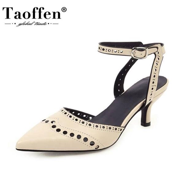 dress shoes taoffen fashion pointed toe summer women vintage hollow sandals ankle strap female thin high heel size 34-48, Black
dress shoes taoffen fashion pointed toe summer women vintage hollow sandals ankle strap female thin high heel size 34-48, Black