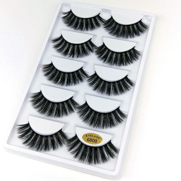 false eyelashes 5 pairs mink natural 3d lashes winged thick makeup eyelash dramatic fake soft g800
false eyelashes 5 pairs mink natural 3d lashes winged thick makeup eyelash dramatic fake soft g800