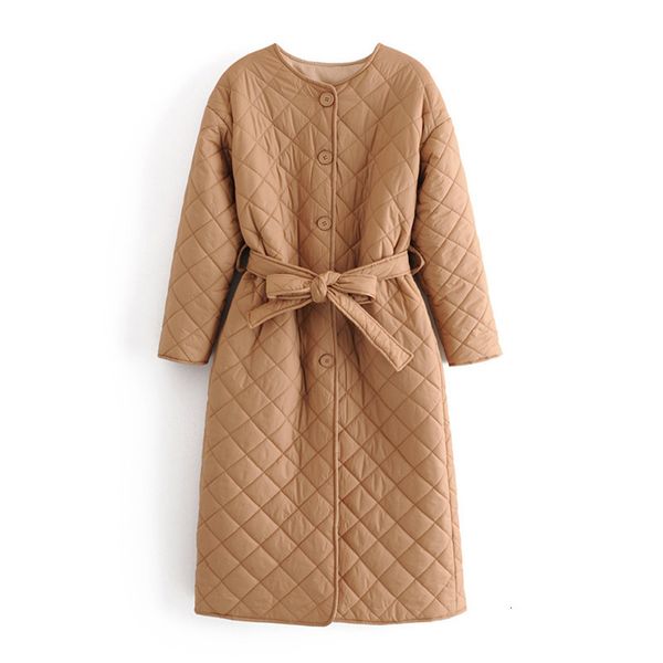 women's jackets autumn winter round collar long cotton padded coat argyle straight cardigans women paraks with belt single breaste, Black;brown
women's jackets autumn winter round collar long cotton padded coat argyle straight cardigans women paraks with belt single breaste, Black;brown