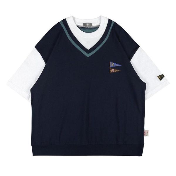 men's t-shirts 22ss stitching embroidery kapital t shirt men women eu size 100% cotton tees streetwear summer berserk mon compte, White;black
men's t-shirts 22ss stitching embroidery kapital t shirt men women eu size 100% cotton tees streetwear summer berserk mon compte, White;black