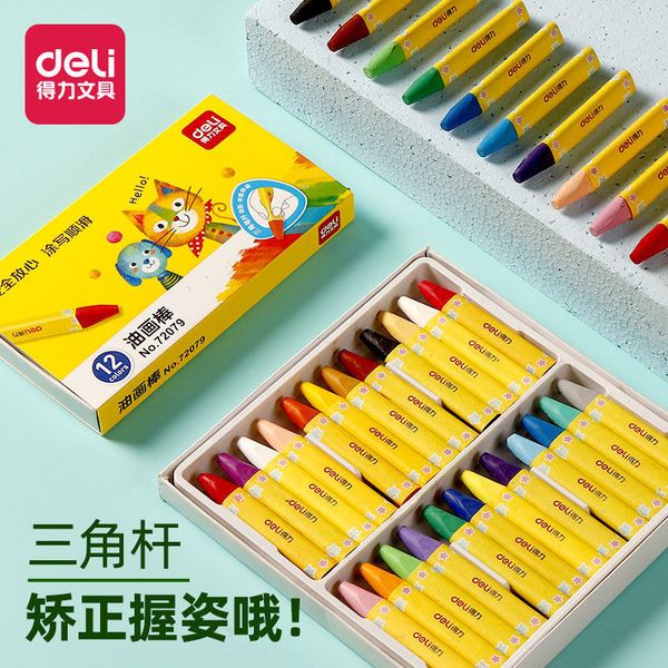 painting pens deli 72081 triangular oil stick crayon ing student painting pen 24 color art brush, Black;red
painting pens deli 72081 triangular oil stick crayon ing student painting pen 24 color art brush, Black;red