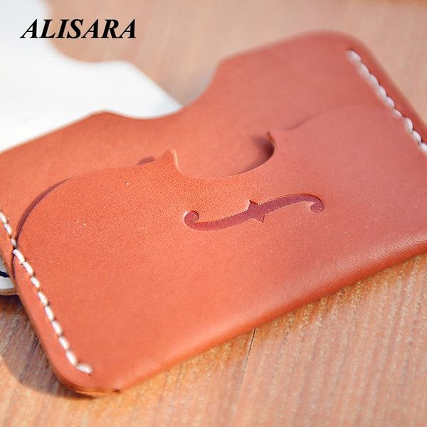 card holders holder leather 100% handmade purse korean and japanese styles gift for women credit violin, Brown;gray
card holders holder leather 100% handmade purse korean and japanese styles gift for women credit violin, Brown;gray