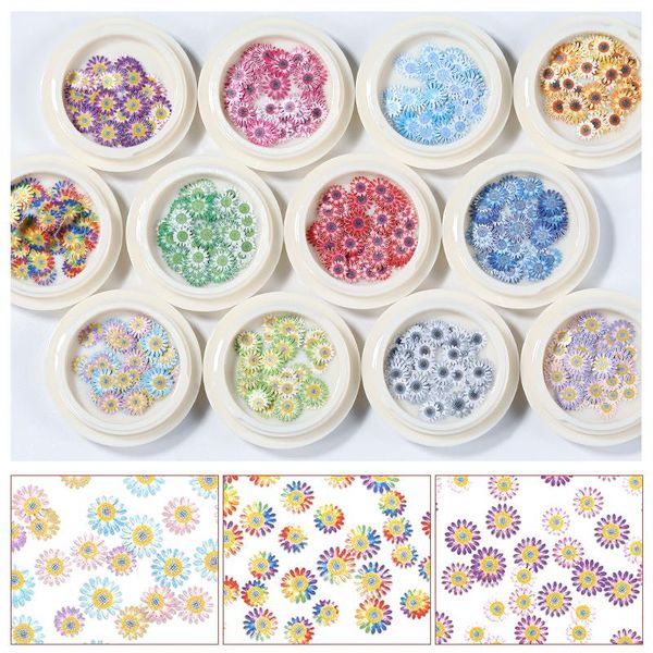 12colors daisy flower wood pulp chips 3d simulation flowers nail art paillette sequin confetti slice lovely manicure accessories decorations, Silver;gold
12colors daisy flower wood pulp chips 3d simulation flowers nail art paillette sequin confetti slice lovely manicure accessories decorations, Silver;gold