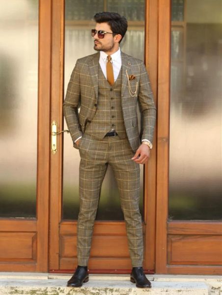 men's suits & blazers plaid 3-pieces suit slim fit two button dress blazer jacket pants tux vest, White;black
men's suits & blazers plaid 3-pieces suit slim fit two button dress blazer jacket pants tux vest, White;black