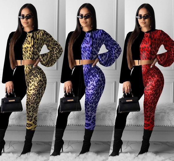 tracksuits set women leopard spliced two piece autumn winter outfits long sleeve hooded crop fitness pant sweat suit vintage tracksuit, Gray
tracksuits set women leopard spliced two piece autumn winter outfits long sleeve hooded crop fitness pant sweat suit vintage tracksuit, Gray